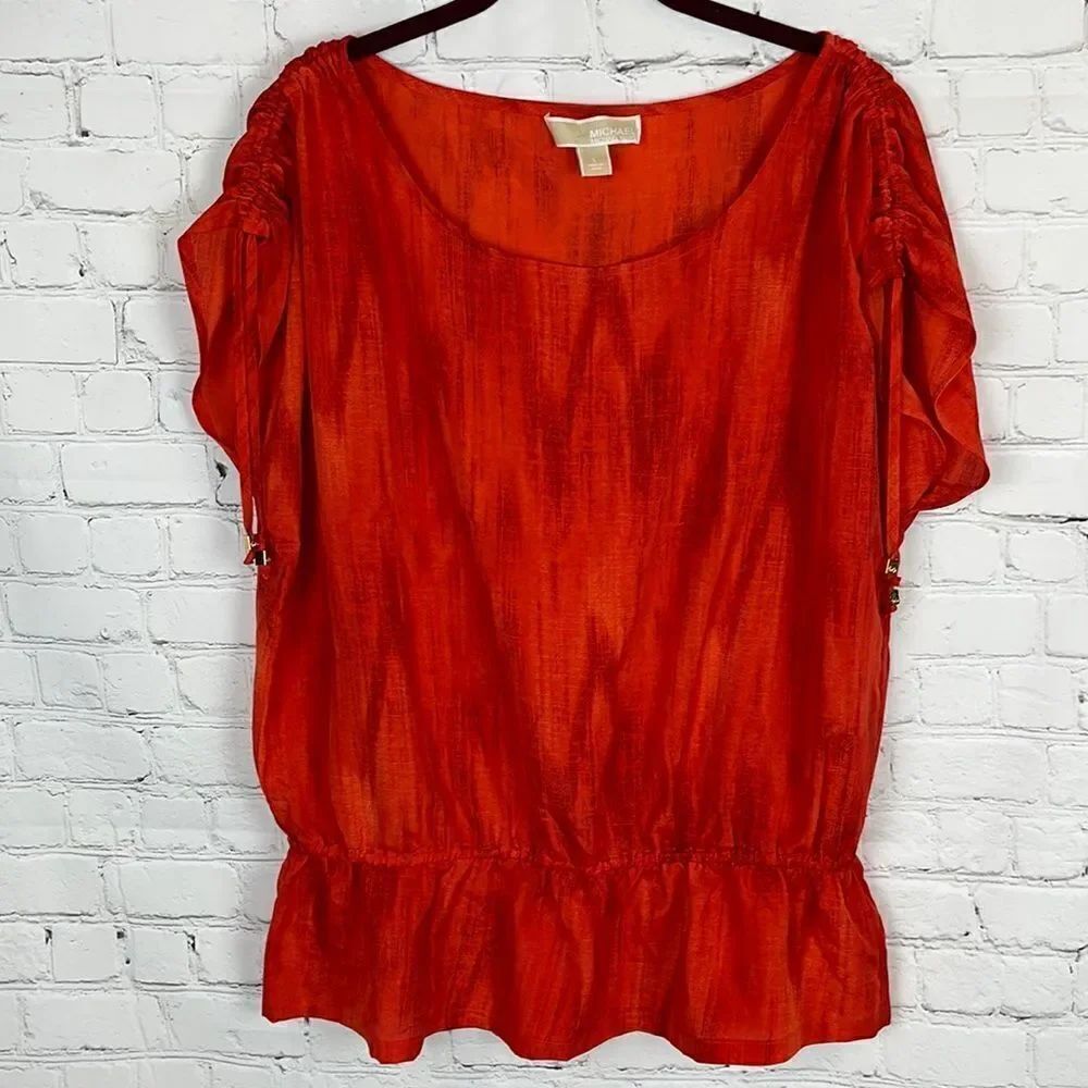 Michael Kors Orange Blouse